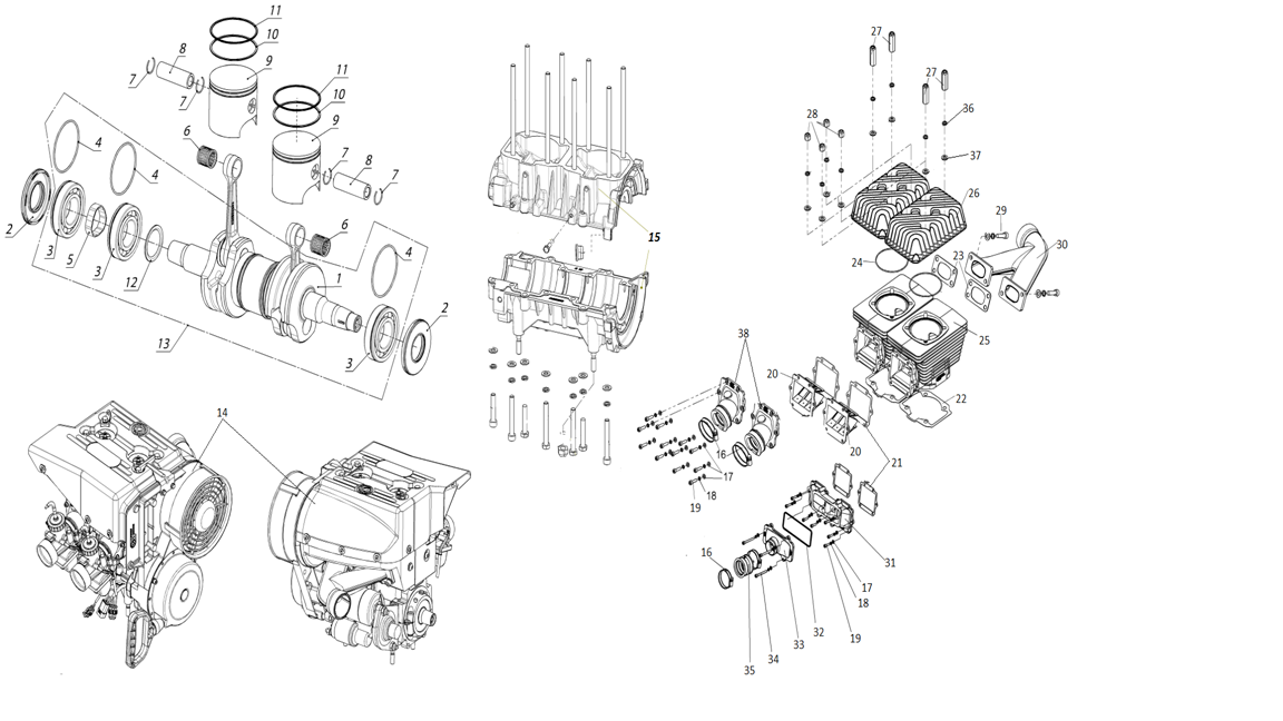 Запчасти на снегоход тайга 550. Двигатель для снегохода Тайга 550. Коленвал двигателя РМЗ 550 чертёж. Мотор Тайга РМЗ 550. Картер двигателя Тайга 550.